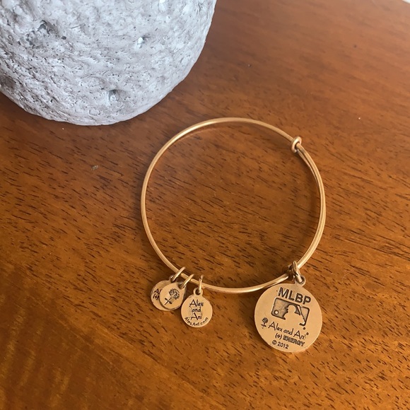 ALEX AND ANI bangle bracelet with Pittsburgh Pirates MLB charm ✨ - Picture 4 of 5